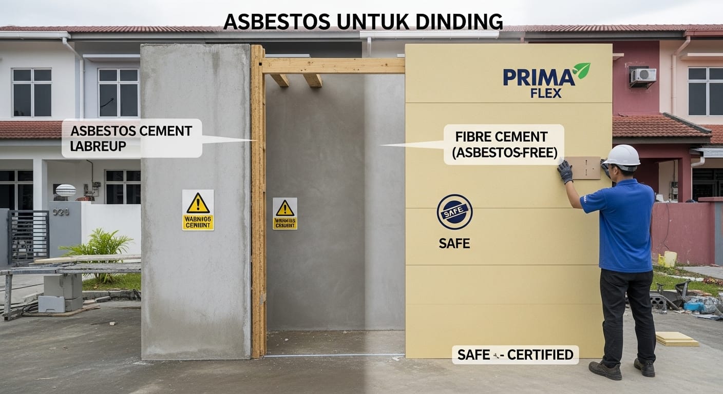 asbestos untuk dinding