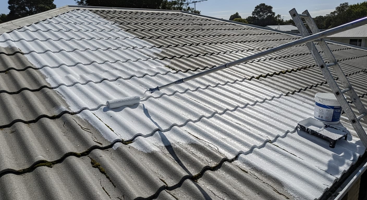 cat untuk bumbung asbestos