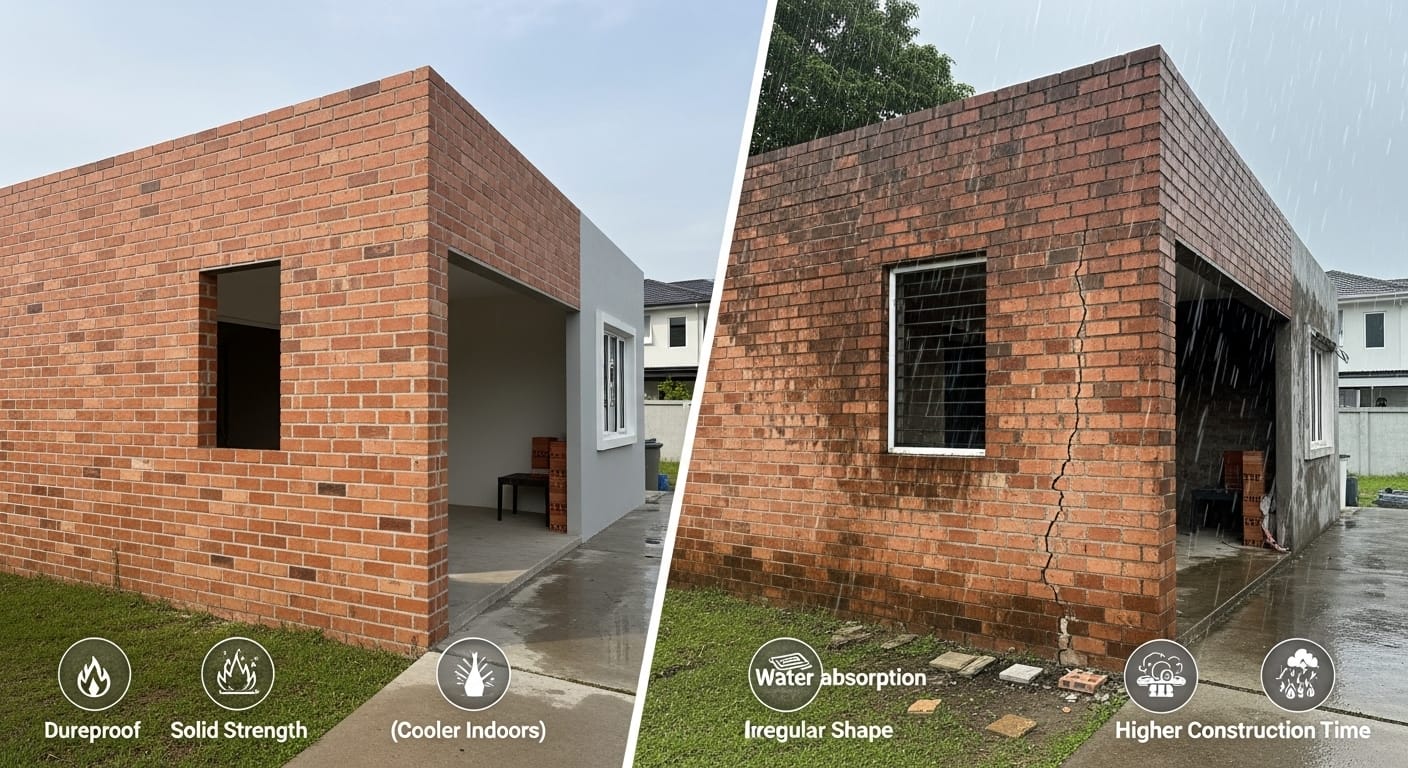 kelebihan dan keburukan bata merah