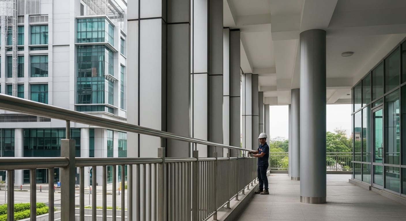 keluli tahan karat untuk bangunan