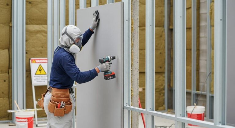 kos pasang dinding asbestos