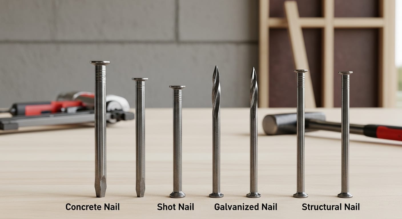 paku keluli untuk konstruksi