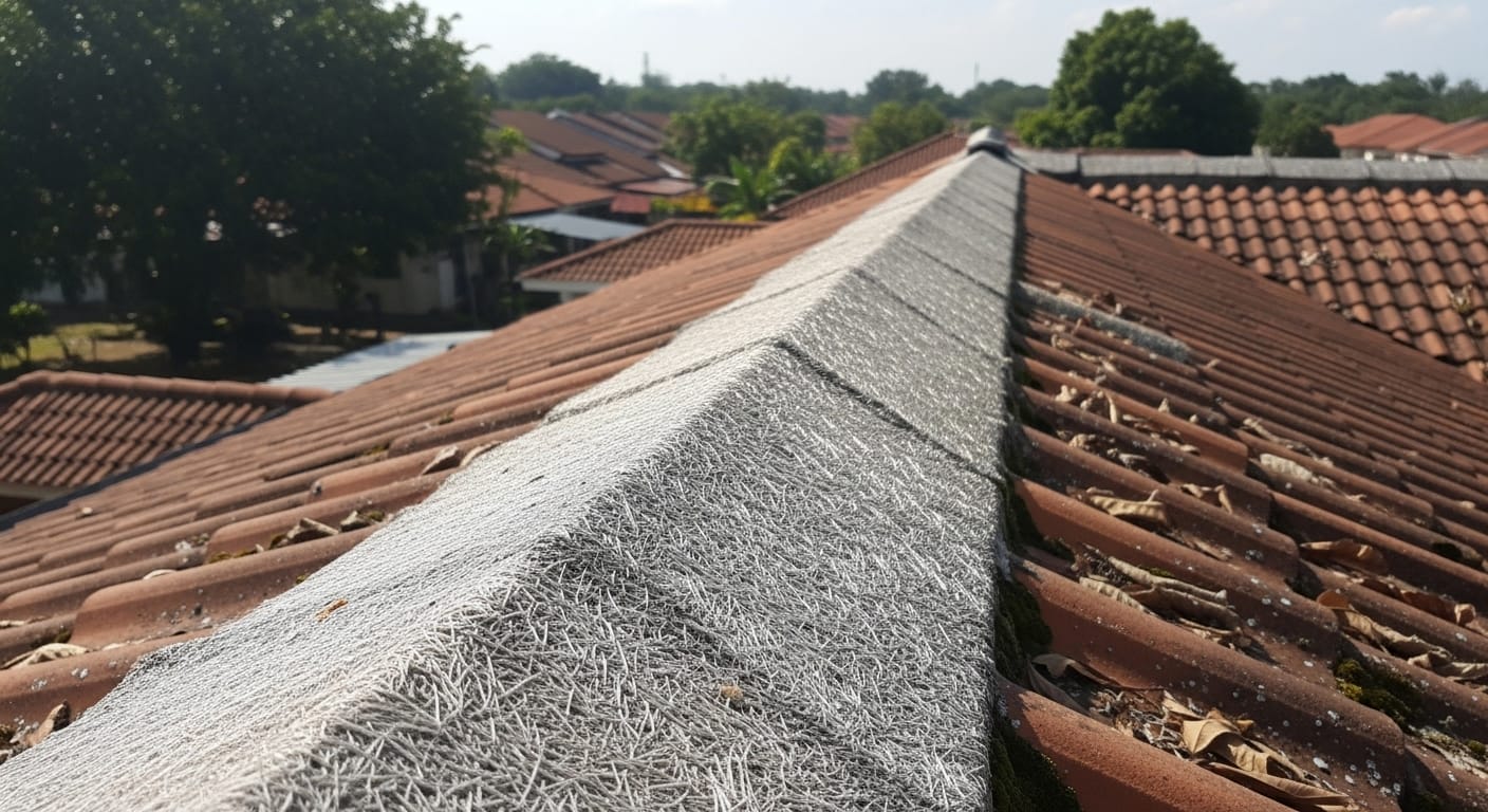 perabung bumbung asbestos