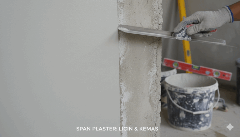 fungsi span plaster dinding