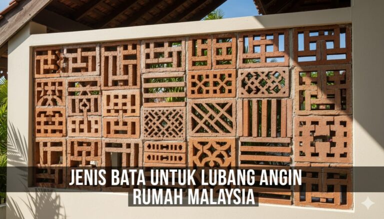 jenis bata untuk lubang angin