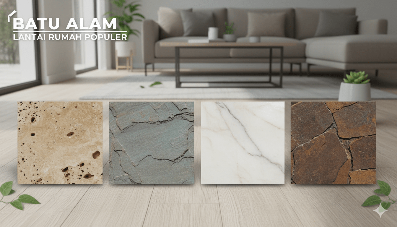 jenis batu alam untuk dinding luar rumah