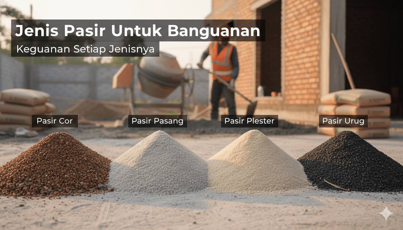 jenis pasir untuk bangunan