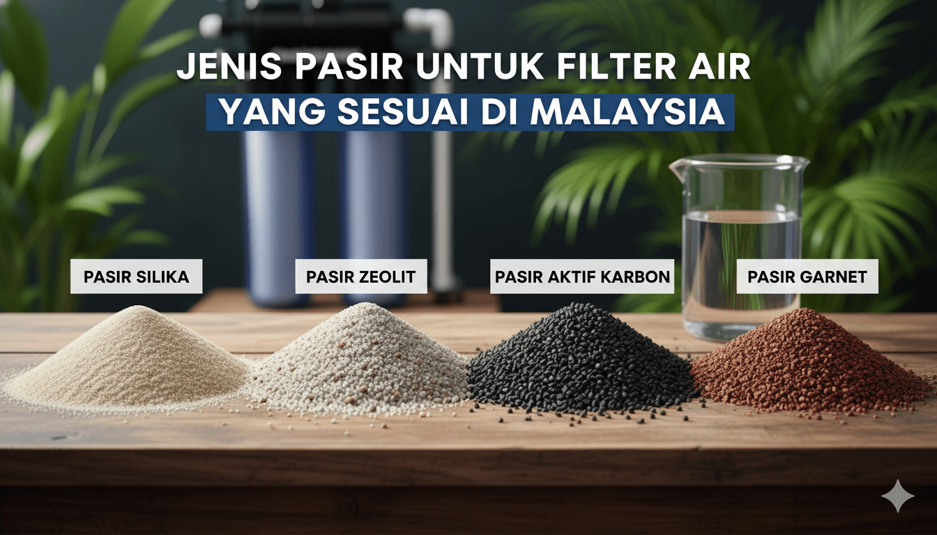 jenis pasir untuk filter air