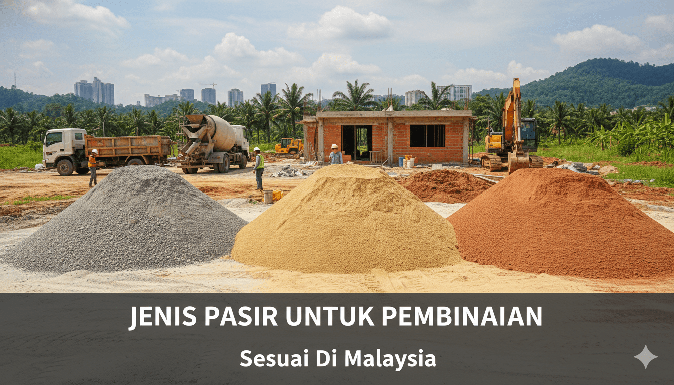 jenis pasir untuk pembinaan