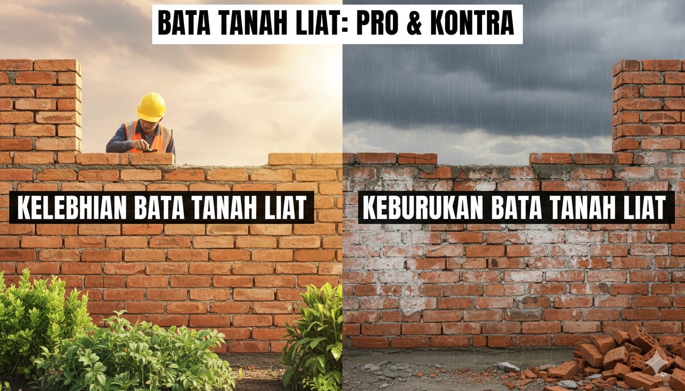 kelebihan dan keburukan bata tanah liat