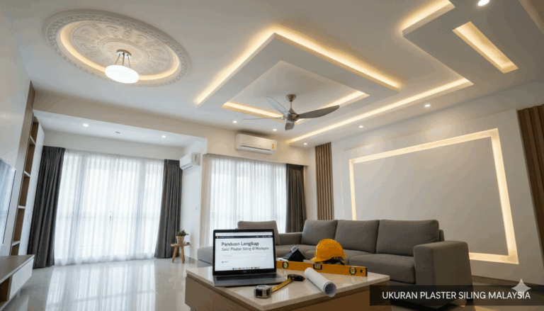 saiz plaster siling
