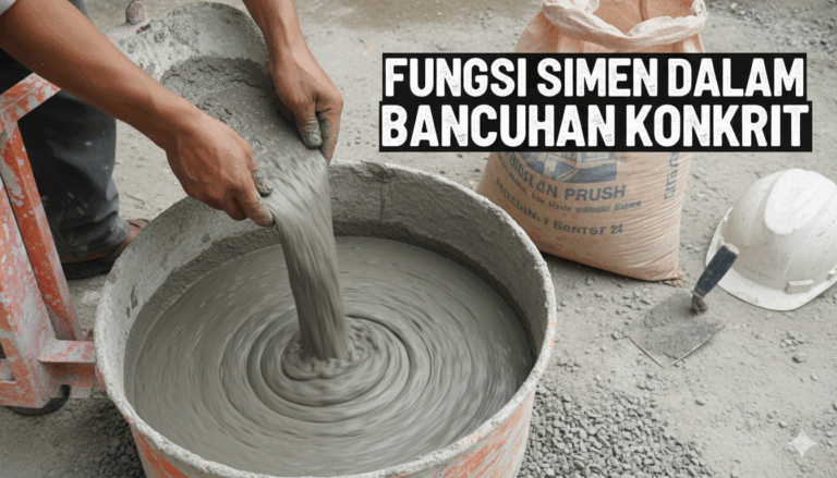 fungsi simen dalam bancuhan konkrit