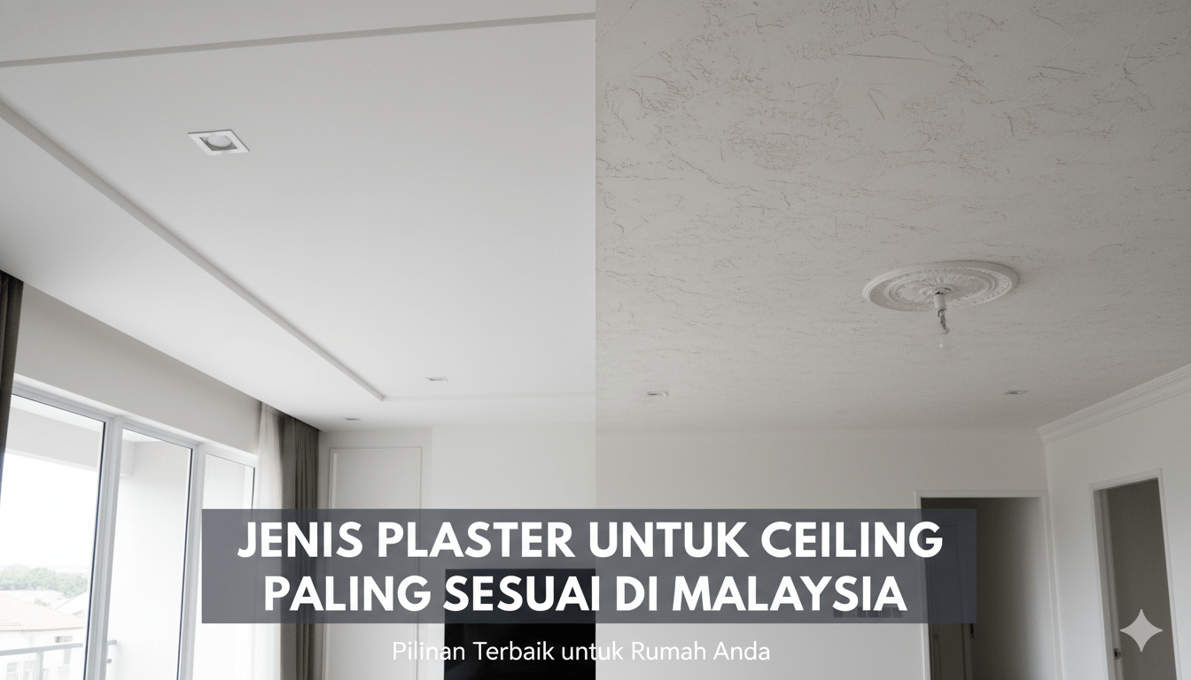 jenis plaster untuk ceiling