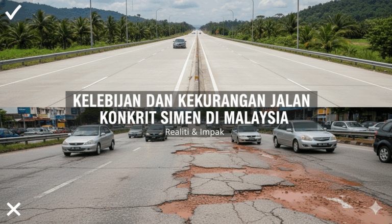 kelebihan dan kekurangan jalan konkrit simen