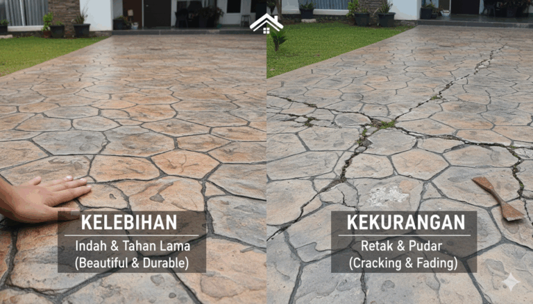 kelebihan dan kekurangan konkrit imprint