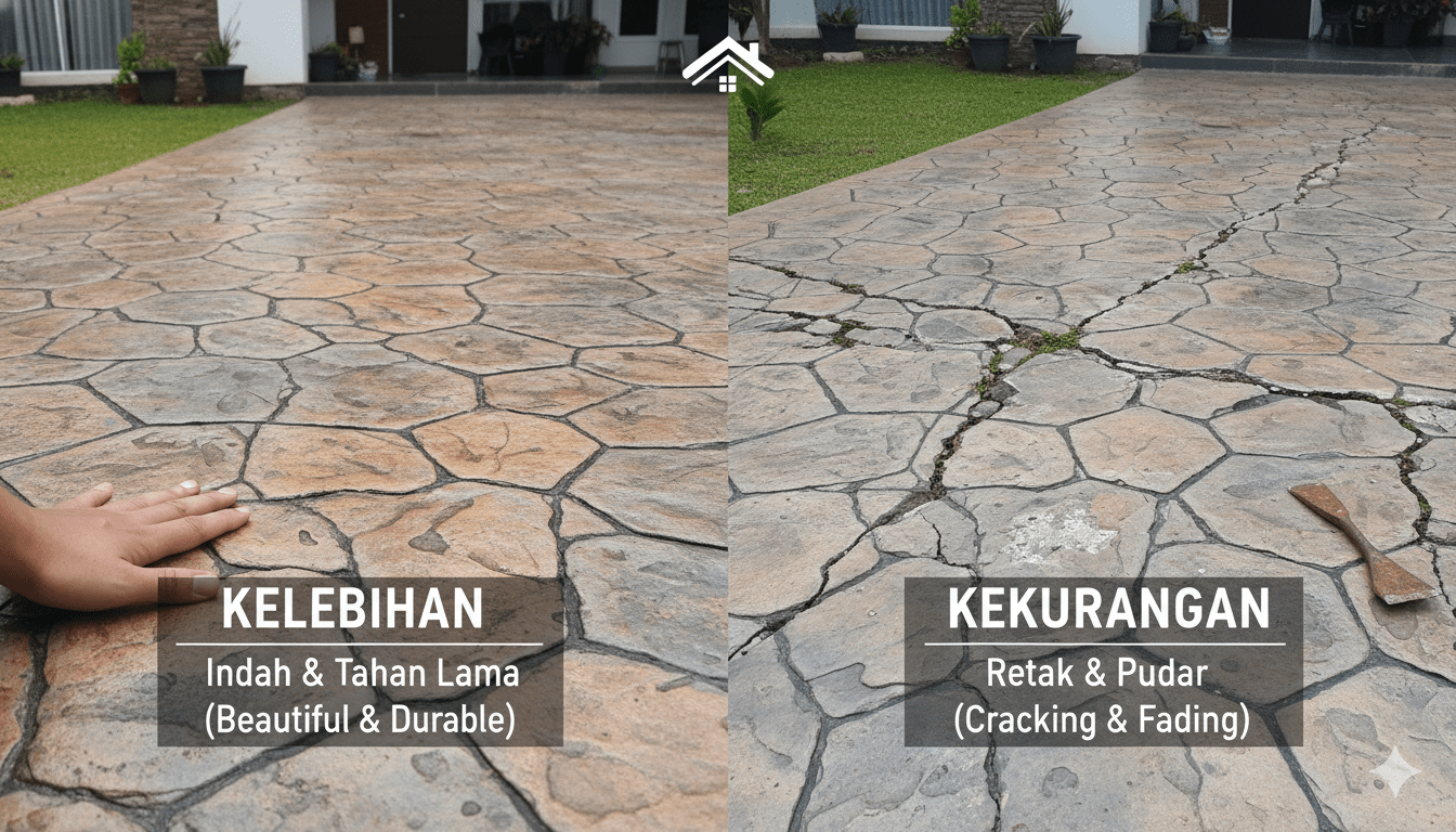 kelebihan dan kekurangan konkrit imprint