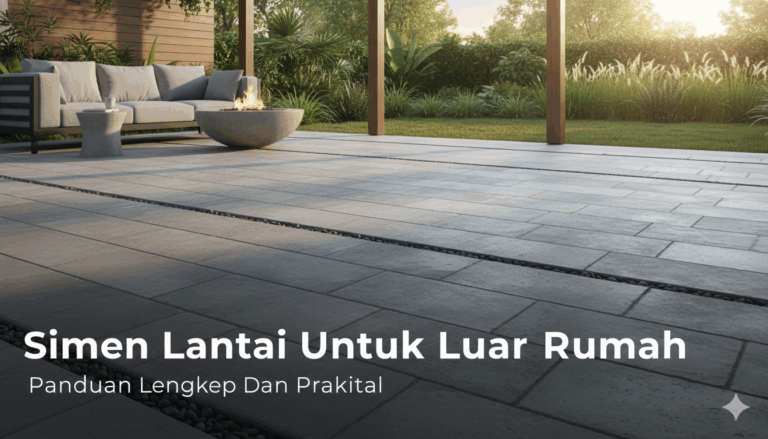 simen lantai untuk luar rumah