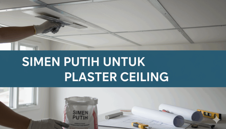 simen putih untuk plaster ceiling