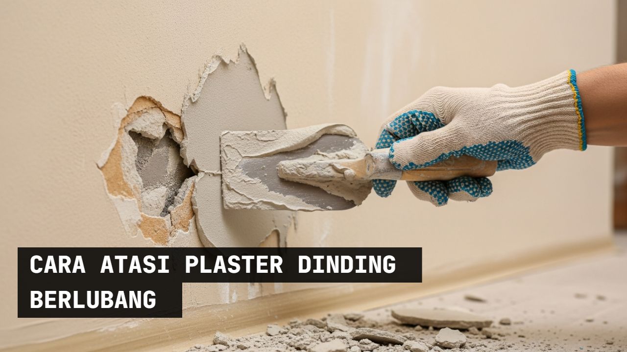 cara atasi plaster dinding berlubang