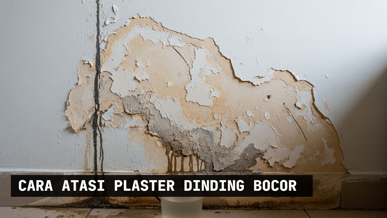cara atasi plaster dinding bocor