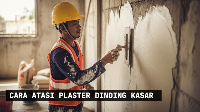 cara atasi plaster dinding kasar
