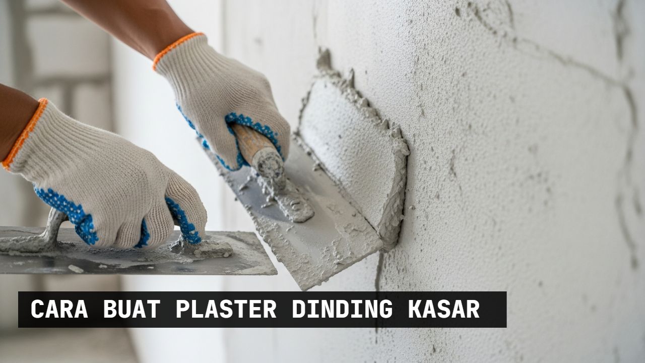 cara buat plaster dinding kasar