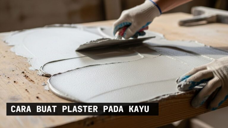 cara buat plaster pada kayu
