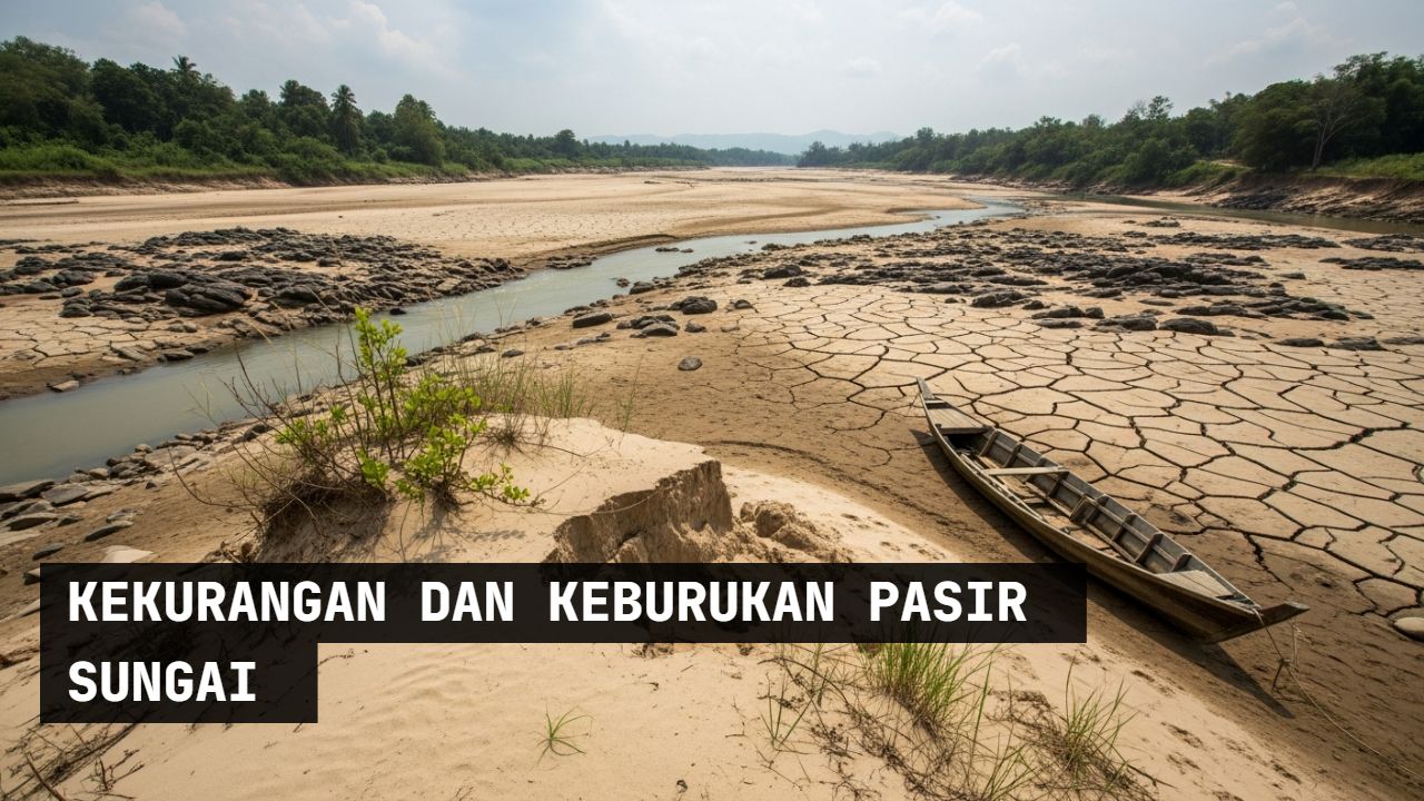 kekurangan dan keburukan pasir sungai