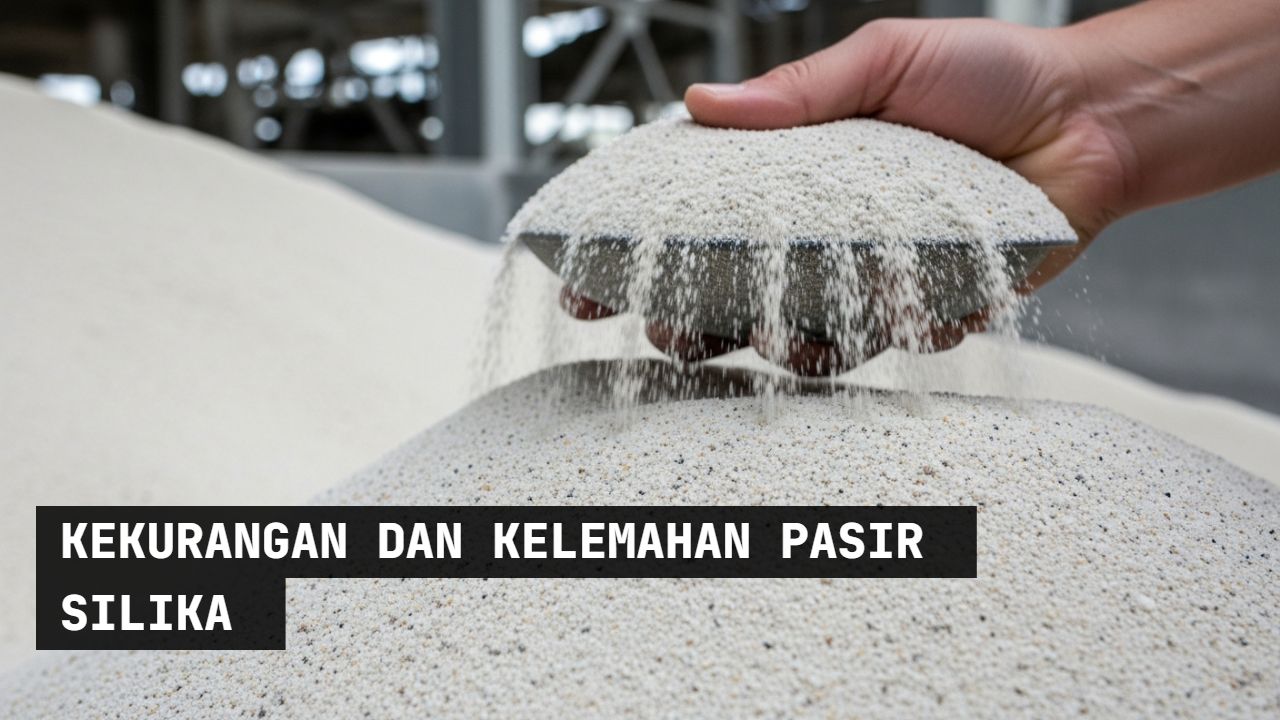kekurangan dan kelemahan pasir silika