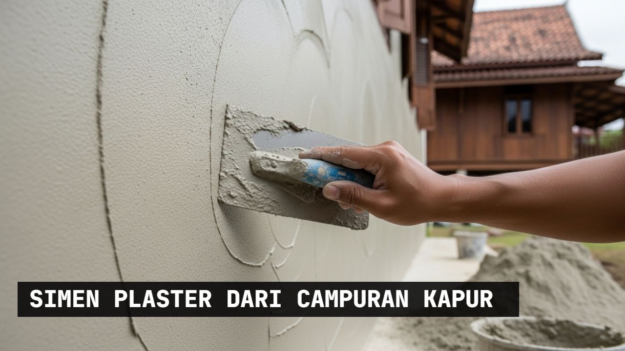 simen plaster dari campuran kapur