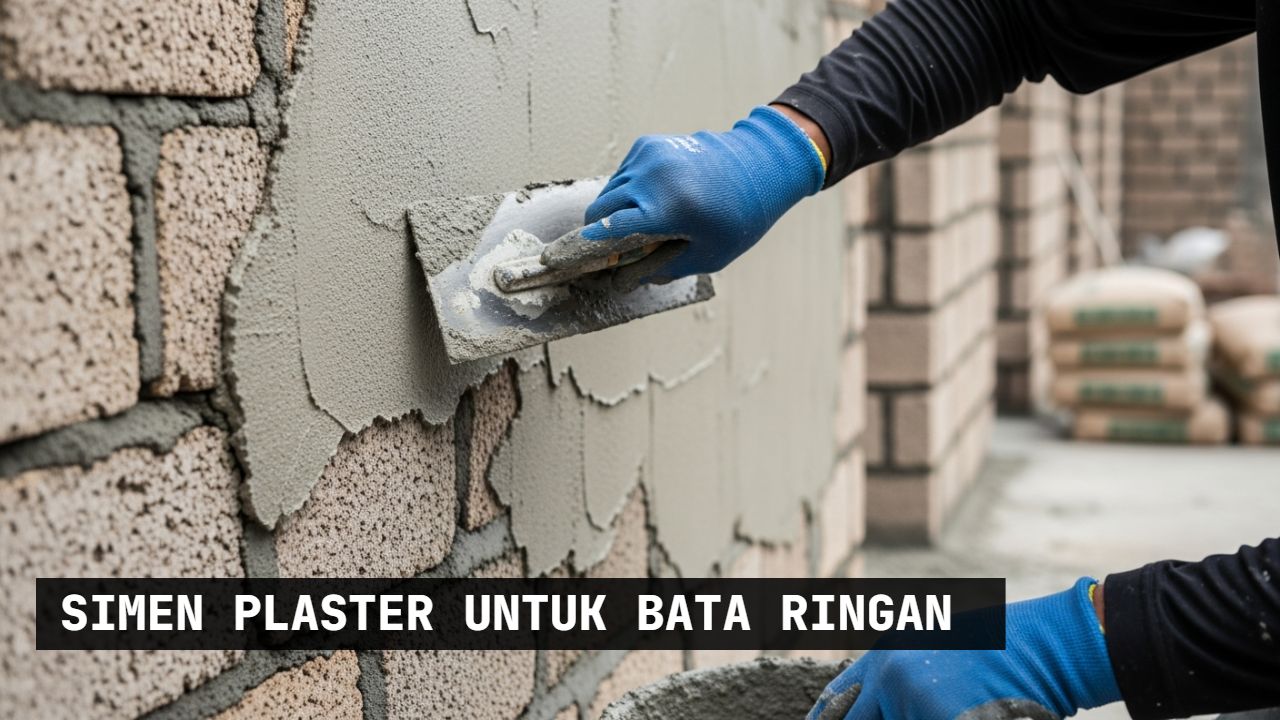 simen plaster untuk bata ringan