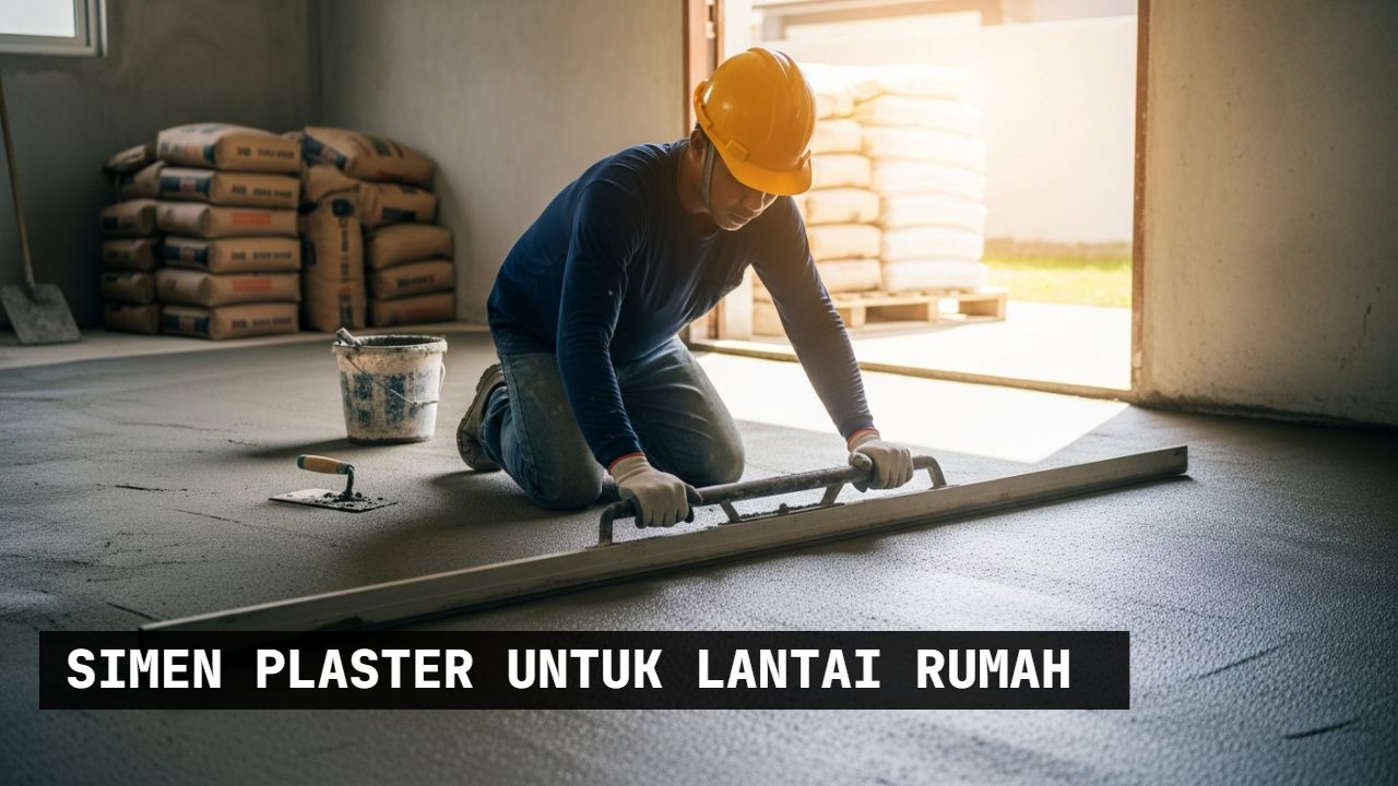 simen plaster untuk lantai rumah
