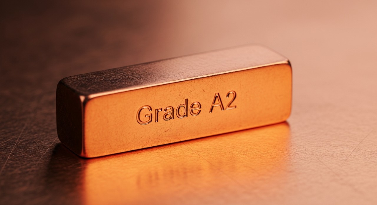 ciri tembaga gred a2