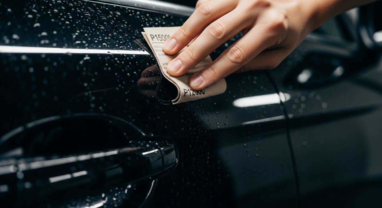 kertas pasir untuk kereta