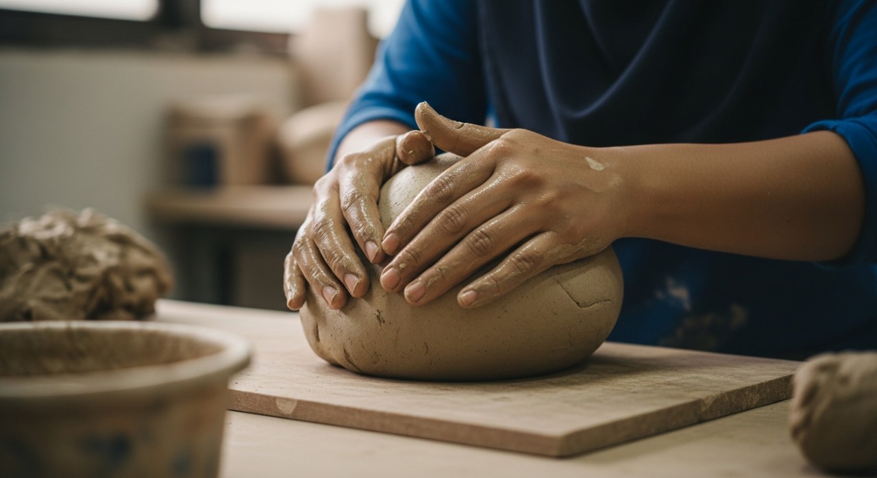 lempung untuk tembikar