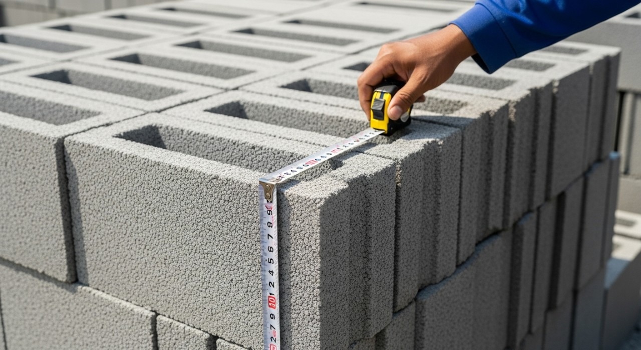 saiz batu blok pasir 40x20x15 cm