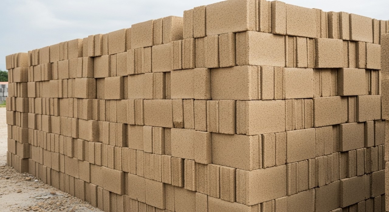 saiz batu blok pasir standard