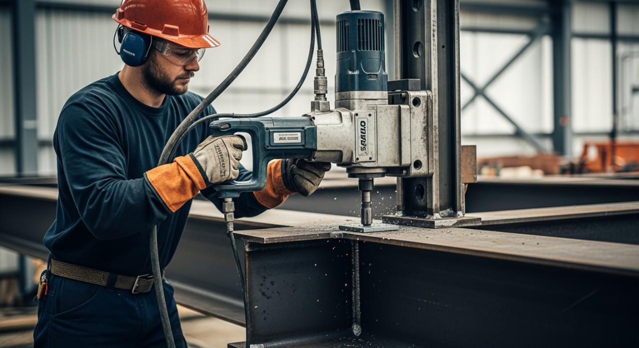 aplikasi gerudi magnetik dalam pembinaan