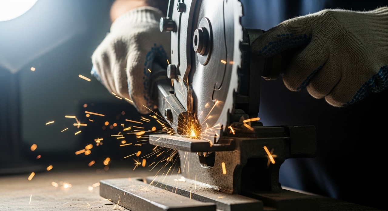 asah mata gergaji bulat