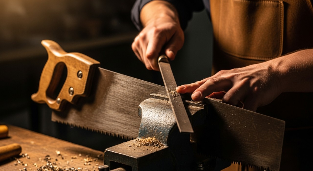 berapa lama gergaji perlu diasah