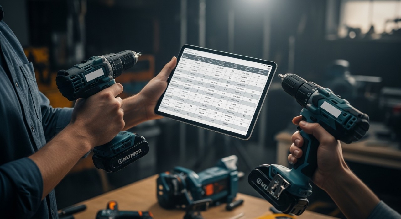 cara bandingkan spesifikasi gerudi