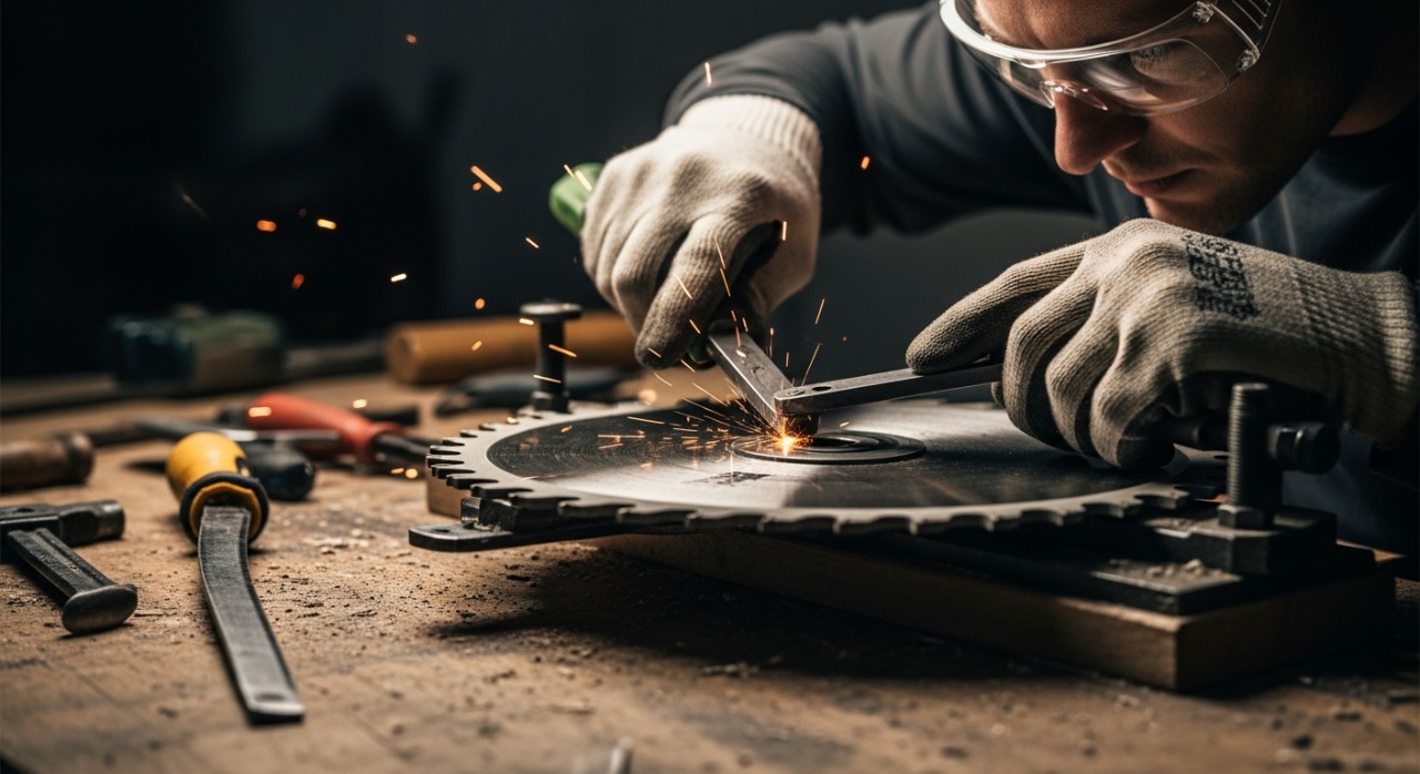 cara elak gergaji cepat tumpul