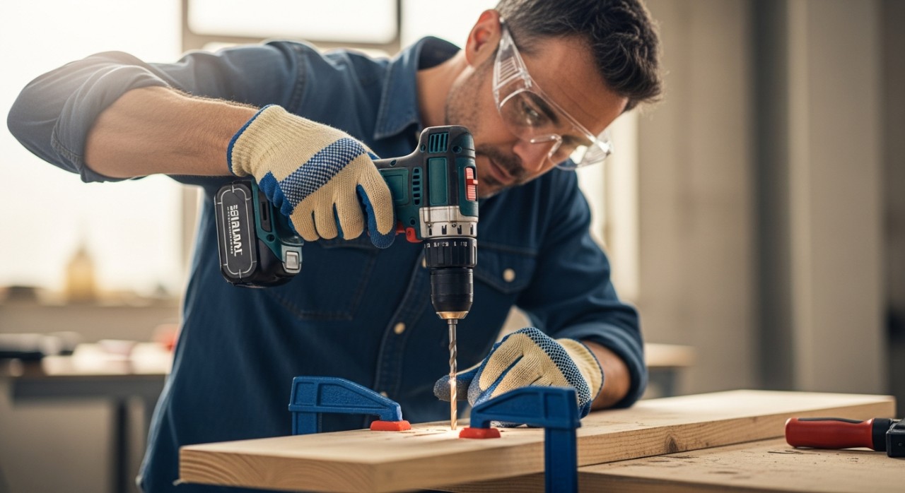 cara guna gerudi elektrik selamat