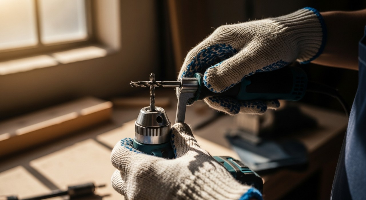 cara ketatkan kepala gerudi