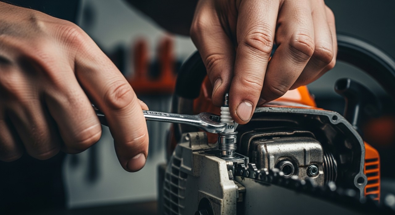 cara menukar alat ganti gergaji