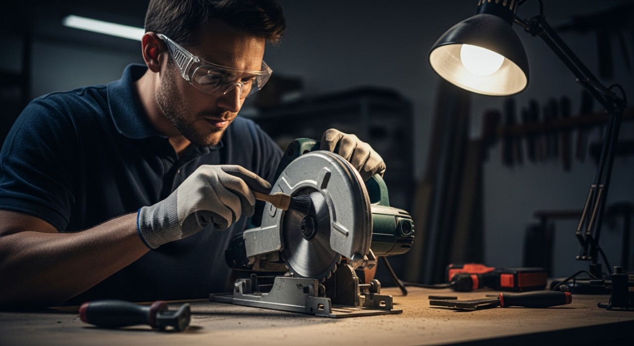 cara menyelenggara gergaji elektrik