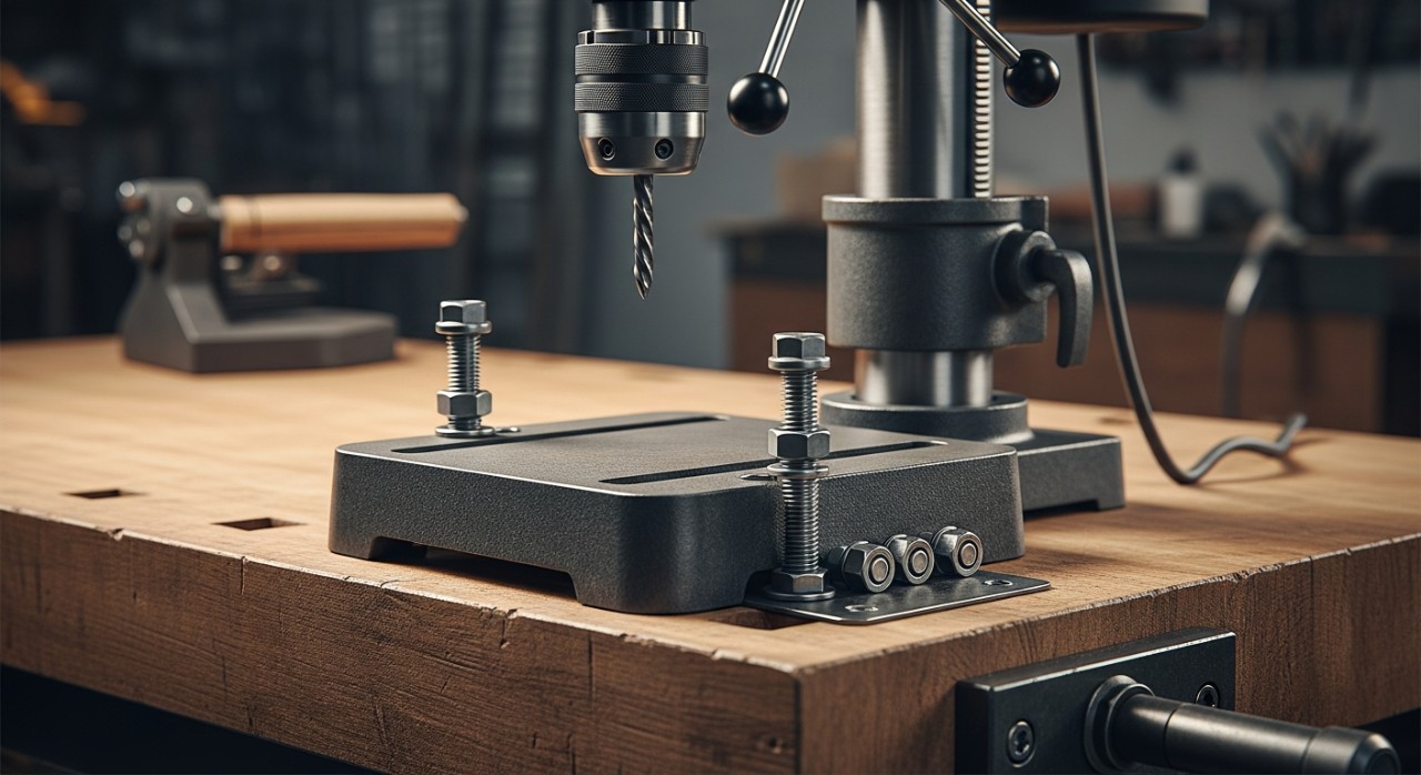 cara pasang gerudi meja