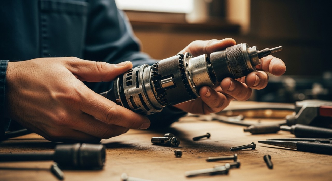 cara servis gerudi lama