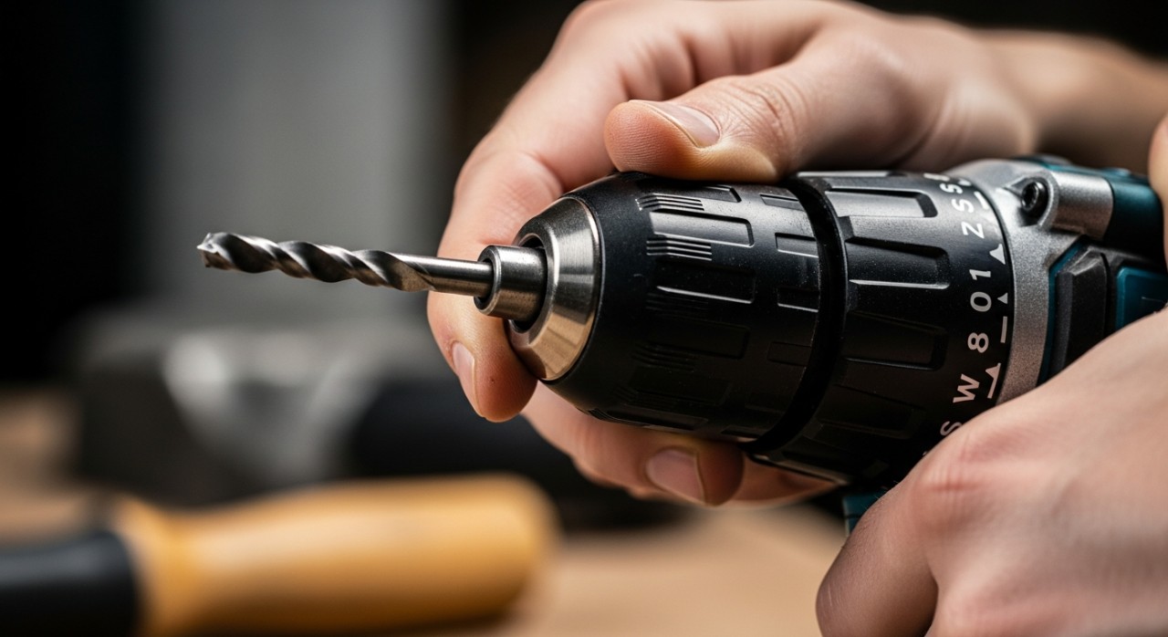 cara tukar bit gerudi driver