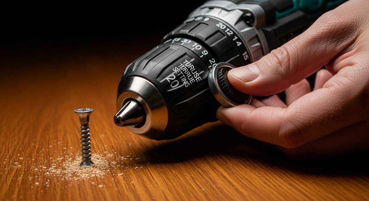 fungsi tork pada gerudi pemutar skru